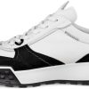 ECCO Men's Retro Sneaker, Black/White/White, 7-7.5 M US-1