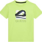 GUESS Boys' Eco Short Sleeve Wave T-Shirt boys eco short