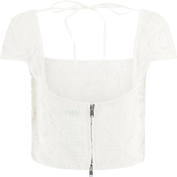 GUESS Women's Eco Sleeveless Domitille Corset Top s eco sleeveless