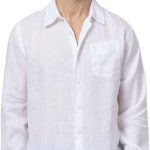 GUESS Men's Eco Long Sleeve Napa Linen Shirt guess mens eco long sleeve napa linen shirts