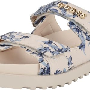 GUESS Women's FABULON Flat Sandal guess womens fabulon flat sandals