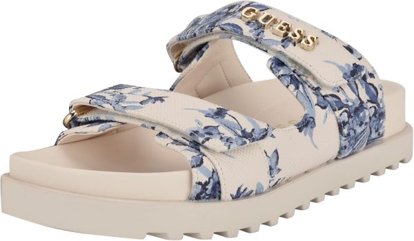 GUESS Women's FABULON Flat Sandal guess womens fabulon flat sandals