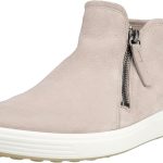 ECCO Women's Soft 7 Side Zip Bootie Sneaker, 7.5 US-0