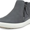 ECCO Womens Soft 7 Side Zip Bootie Sneaker-0