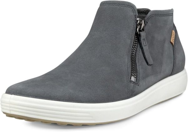 ECCO Womens Soft 7 Side Zip Bootie Sneaker-0