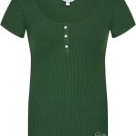 GUESS Womens Short Sleeve Karlee Jewel Button Henley guess womens short sleeve karlee jewel button henley top