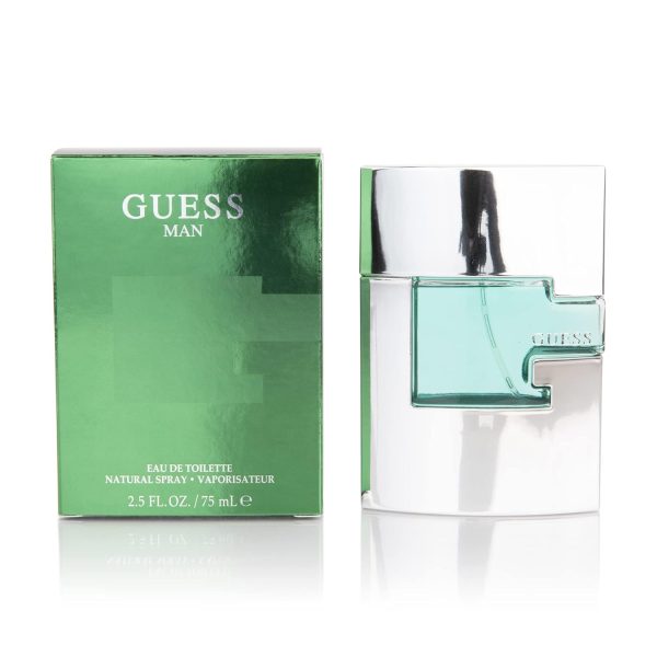 GUESS Man by GUESS, Eau De Toilette Cologne Spray for Men, 2.5 Fl Oz guess man by