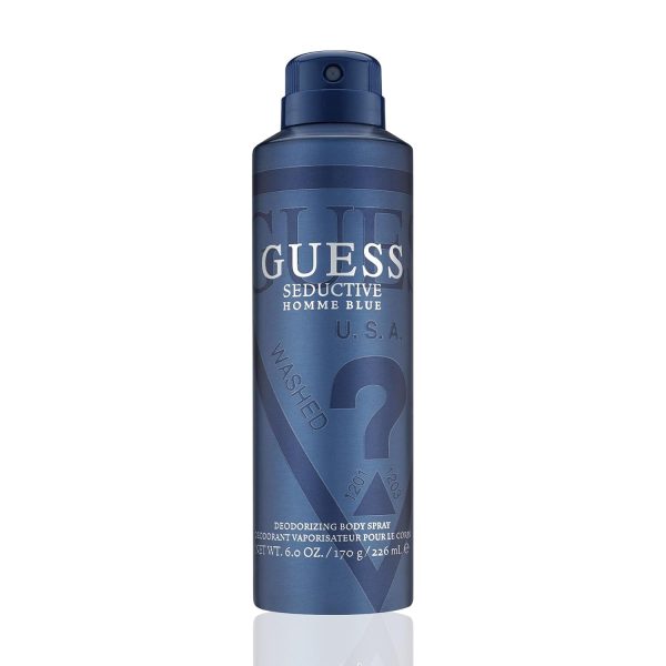 Guess Guess Seductive Homme Blue Men Body Spray, 6 Ounce (Pack of 1) homme blue men