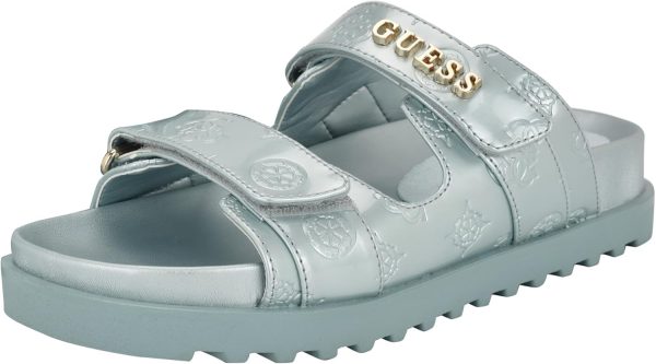 GUESS Women's FABULON Flat Sandal guess womens fabulon flat sandals