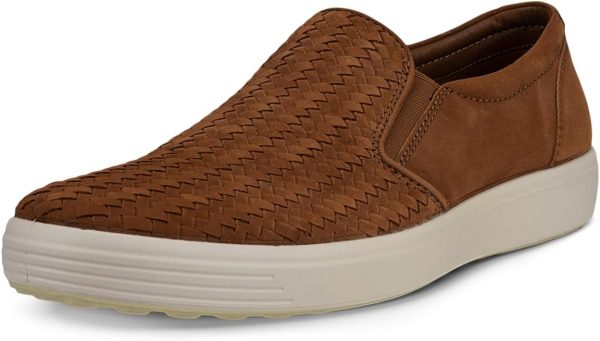 ECCO Men's Soft 7 Woven Slip on 2.0 Sneaker Loafer-0