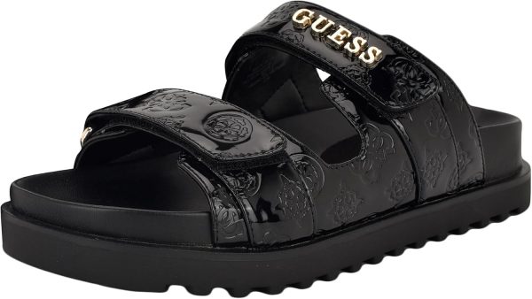 GUESS Women's FABULON Flat Sandal guess womens fabulon flat sandals