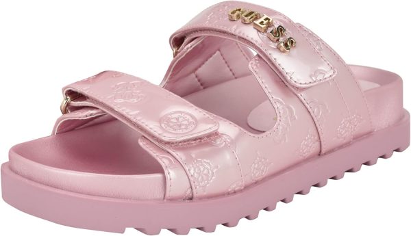 GUESS Women's FABULON Flat Sandal guess womens fabulon flat sandals