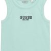 GUESS Girls' Eco Sleeveless Rib Midi T-Shirt girls eco sleeveless
