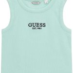 GUESS Girls' Eco Sleeveless Rib Midi T-Shirt girls eco sleeveless