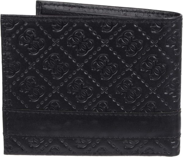 GUESS Men's Classic Bifold Wallet with Card Slots, Bill Compartment and Id Window men s classic