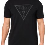 GUESS Mens Eco Tonal Logo Short Sleeve T-Shirt guess mens eco tonal logo short sleeve t-shirts