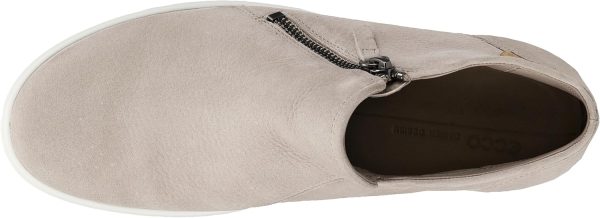 ECCO Women's Soft 7 Side Zip Bootie Sneaker, 7.5 US-4