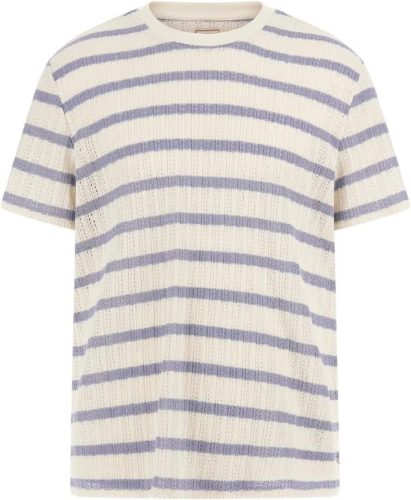 GUESS Men's Short Sleeve Elon Textured Crew guess mens short sleeve elon textured crewai