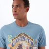 GUESS Mens Short Sleeve World Stamp Tee-2