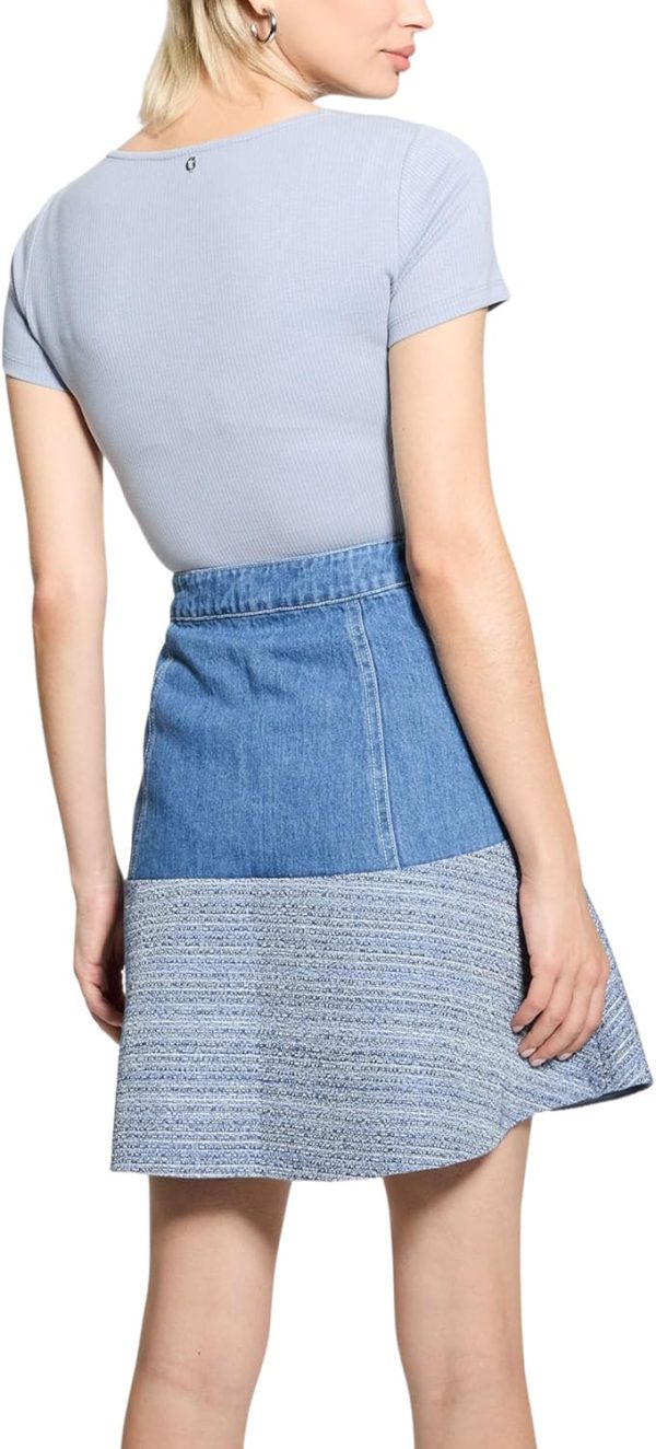 GUESS Women's Eco Sleeveless Embellished Logo Tank Top guess womens eco sleeveless embellished logo tank tops