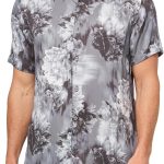 GUESS Men's Short Sleeve Wayco Sateen Floral Shirt guess mens short sleeve wayco sateen floral shirts