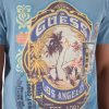 GUESS Mens Short Sleeve World Stamp Tee-3