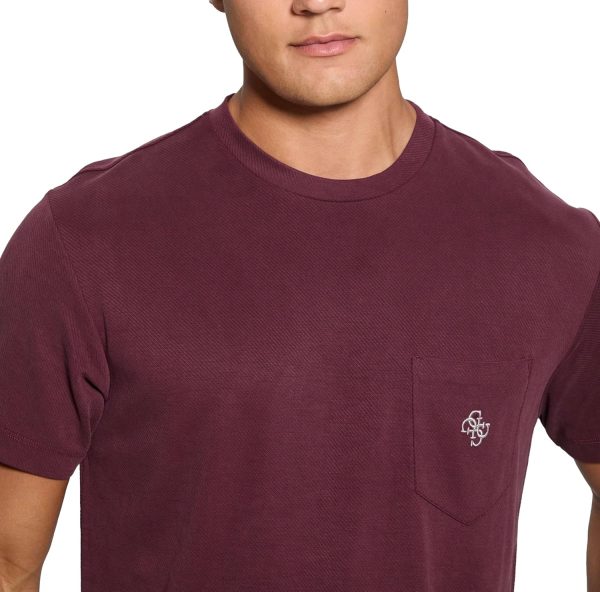 GUESS Men's Short Sleeve Eco 4g Pocket Knit Top-2