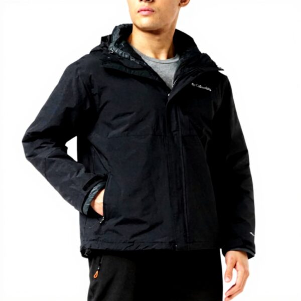 Columbia Giacca Invernale 3 in 1 Uomo Impermeabile Nero