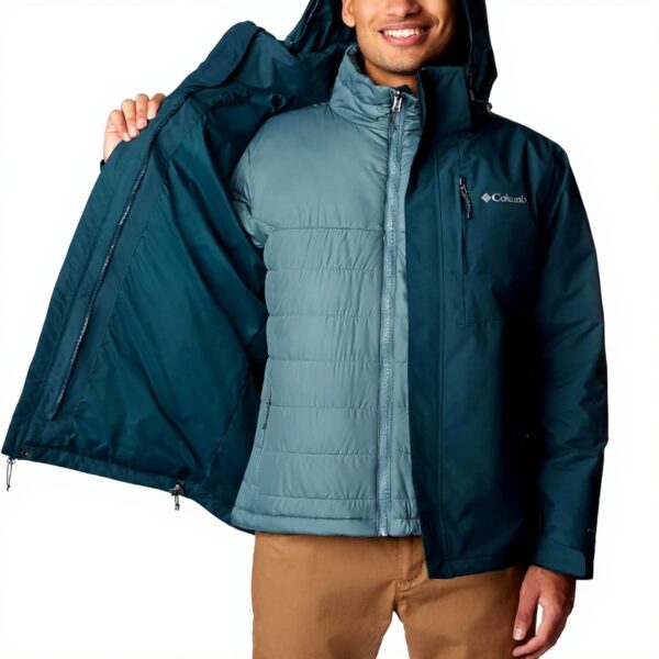Columbia Giacca Invernale 3 in 1 Uomo Impermeabile